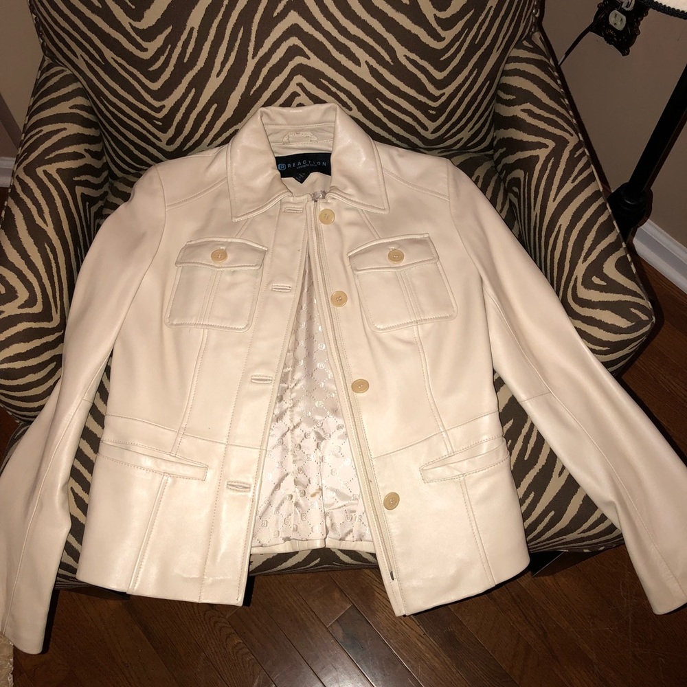 Kenneth Cole Reaction leather jacket